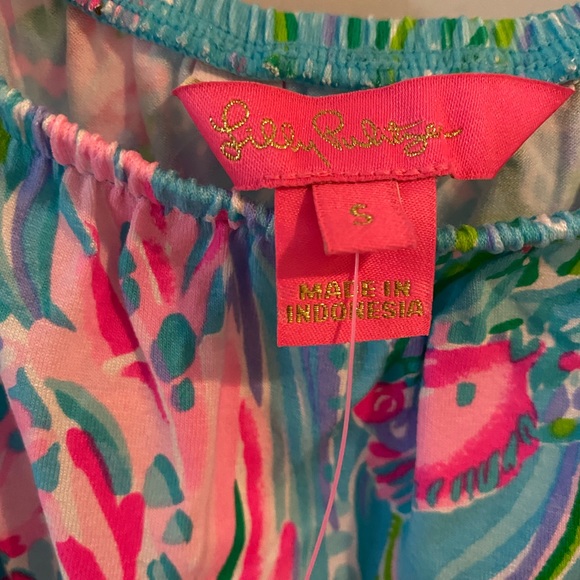 *SOLD* NWT Lilly Pulitzer Odella Maxi Dress Amalfitano Blue Best Fishes - Picture 5 of 10